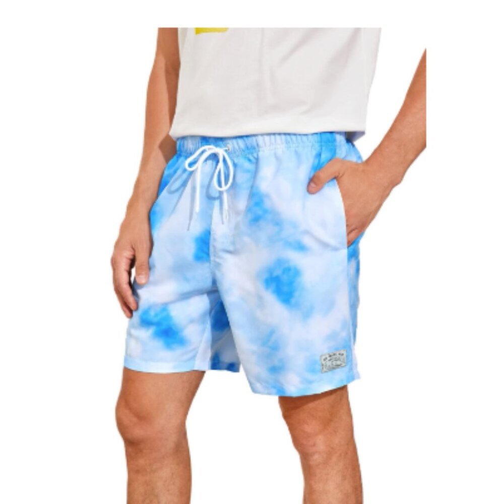 Mens Stylish Hawaiian Board Shorts (M)